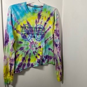 North Face Tie-Dye Long Sleeve